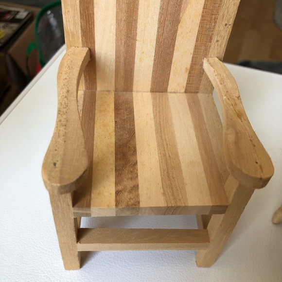 Doll Chairs wicker chair Vintage from 1980s - Picture 5 of 12